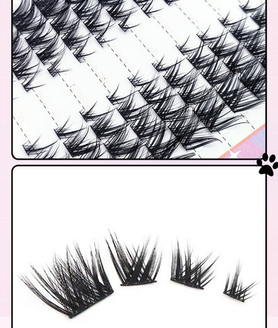 Pestañas Postizas Voluminosas de 10 Filas con Efecto Alas Inclinadas - Image 12