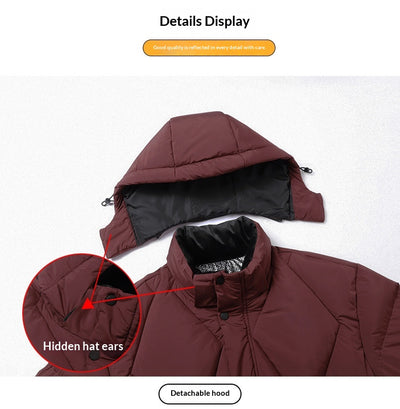 Chaqueta de Invierno para Hombre con Acolchado de Algodón - Calidez y Estilo - Image 19