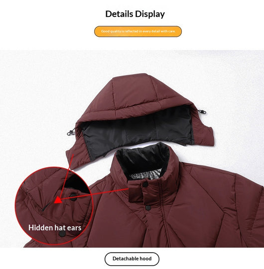 Chaqueta de Invierno para Hombre con Acolchado de Algodón - Calidez y Estilo - Image 19