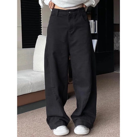 Pantalones Vaqueros Black Machete Retro Cintura Alta Recta para Mujer - Image 2