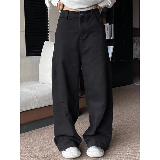 Pantalones Vaqueros Black Machete Retro Cintura Alta Recta para Mujer - Image 2