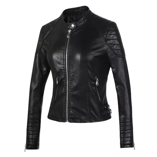 Chaqueta de Cuero PU para Motociclista - Estilo Europeo - Image 27