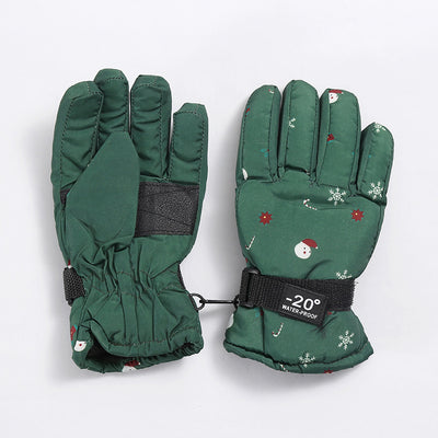 Guantes de Esquí Infantiles Térmicos con Forro Polar y Dedos Protegidos - Image 25