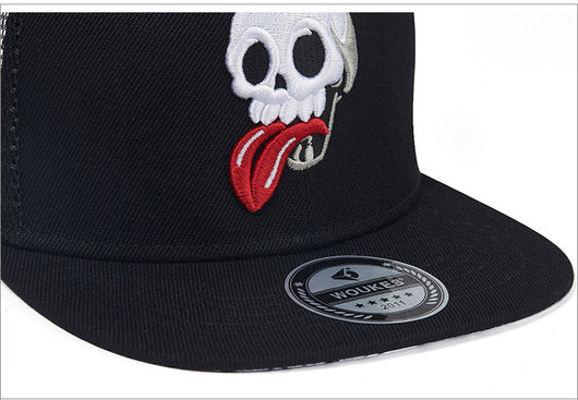 Gorra Hip Hop con Calavera Bordada - Image 12