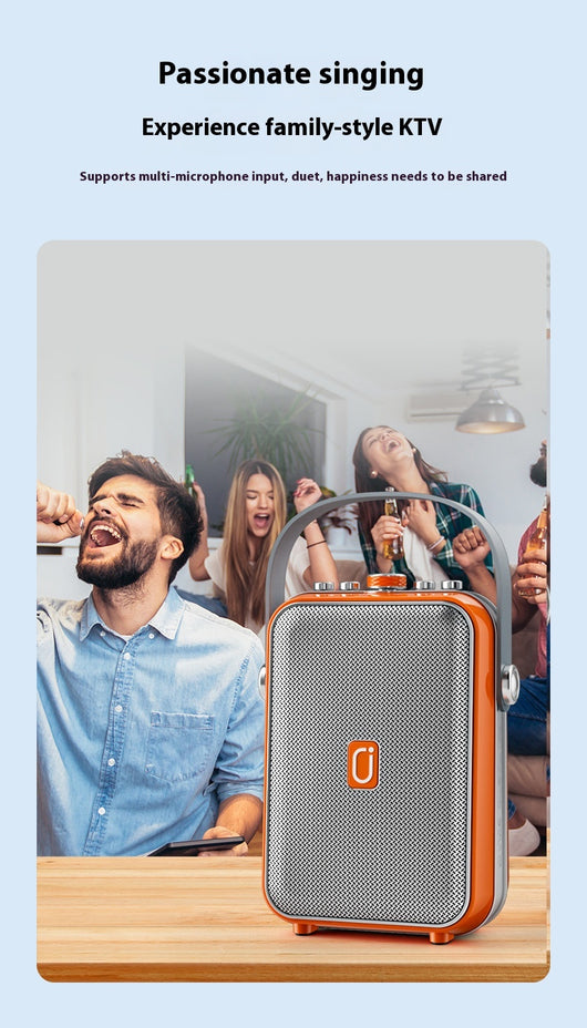Parlante Bluetooth Portátil para Karaoke Exterior - Image 15