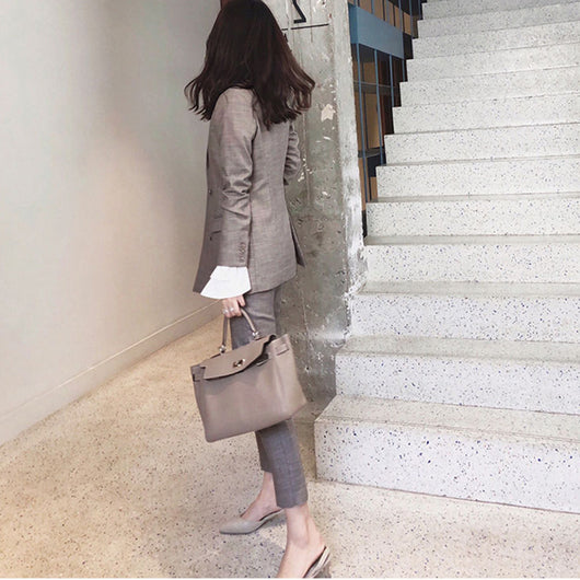 Blazer Casual Coreano Estilo Británico Premium - Image 2