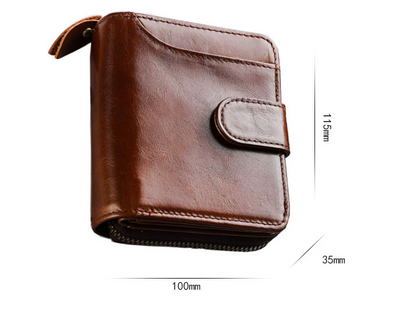 Billetera Compacta de Cuero para Hombre con Múltiples Compartimientos - Image 10