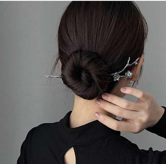 Horquilla de Flor de Cerezo Diseño Exclusivo Accesorios para Cabello Estilo Chino - Image 20