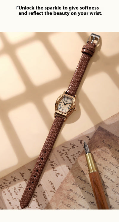 Reloj de Barril Retro Cuarzo para Mujer - Image 16