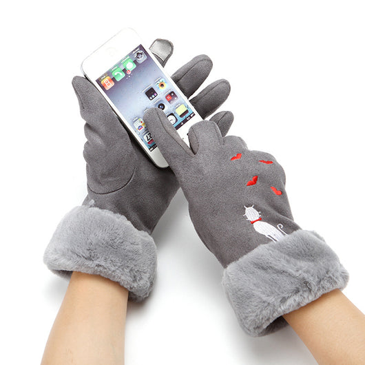 Guantes de Invierno para Mujer en Ante Suave - Image 11