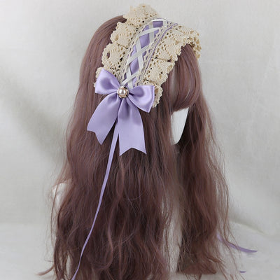Diadema Lolita de Encaje Estilo Soft Girl Japonés - Image 11