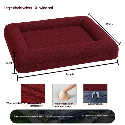 Cama Sofá para Perros Extragruesa Desmontable y Lavable, Todo Clima - Image 13
