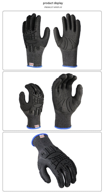 Guantes Blandos Respirable de Caucho Impregnado en TPE - Image 11