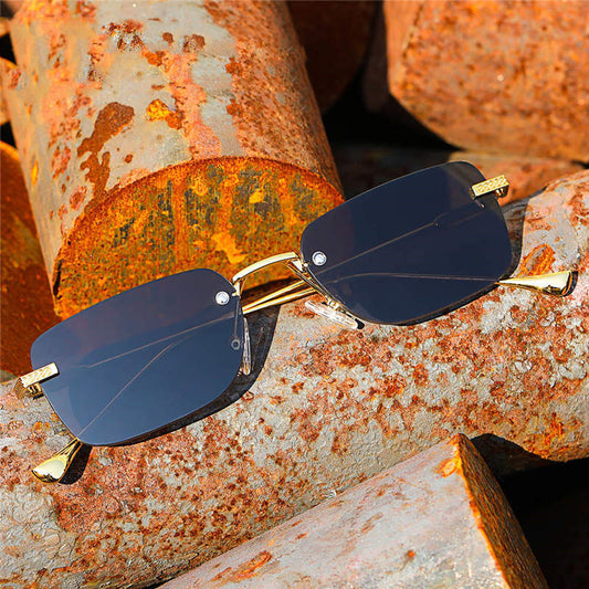Gafas de Sol Cuadradas sin Marco Jett - Diseño Minimalista