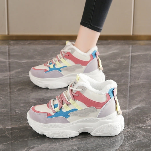 Zapatos Cómodos Tipo Dad Shoes con Forro Polar Grueso y Calidez - Image 19