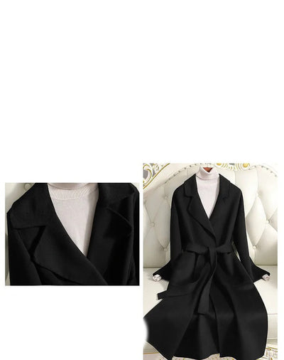 Abrigo de Lana para Mujer - Elegancia Invernal Little Man - Image 5