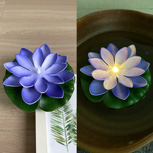 Lámpara Nocturna LED Flotante con Loto Acuático e Inducción por Movimiento - Image 13