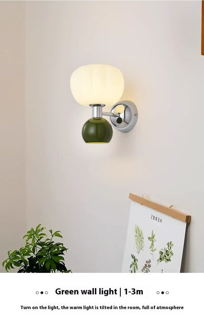 Lámpara de Pared Calabaza Crema para Dormitorio Principal - Image 19