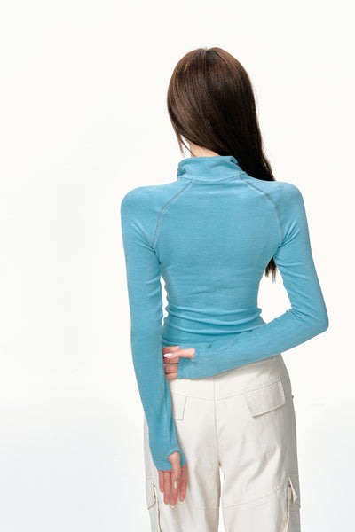 Blusa Básica de Dralon Estilo Americano para Mujer - Image 4