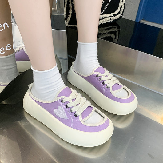 Pantuflas de Lona para Mujer con Suela Acolchada - Comodidad y Estilo
