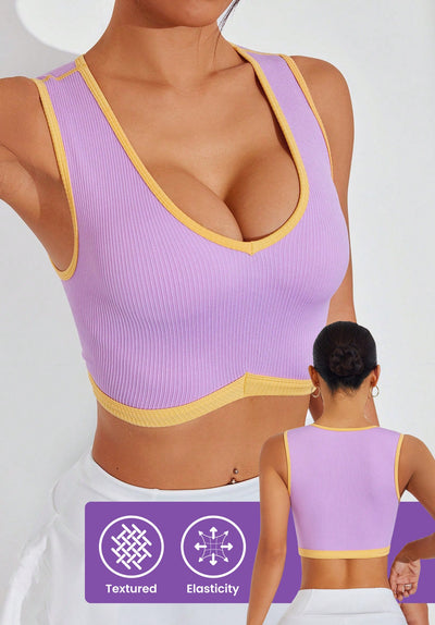 Top Deportivo para Mujer con Espalda Descubierta, Tirantes de Yoga y Soporte Absorbente - Image 12
