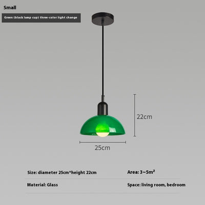 Lámpara Colgante Bauhaus Retro de Cristal para Restaurante - Image 53