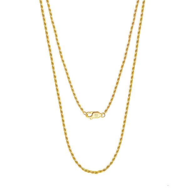 Cadena de Plata Esterlina Trenzada para Mujer - Image 3