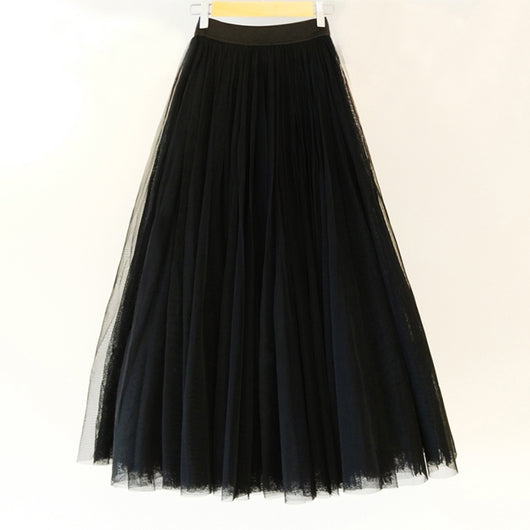 Falda de Malla Voluminosa que Estiliza la Figura - Image 17