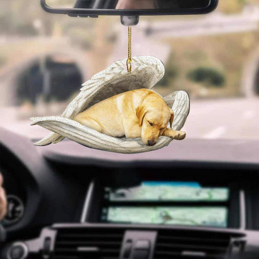 Adorno Colgante Perro Ángel Dormido - Decoración Acrílica para Auto y Hogar - Image 9
