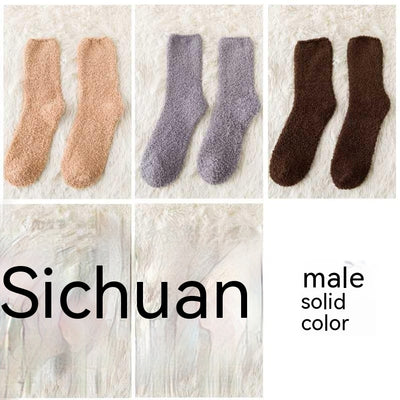 Calcetines Térmicos Felpa de Coral para Hombre - Calidez Esponjosa Invierno - Image 9