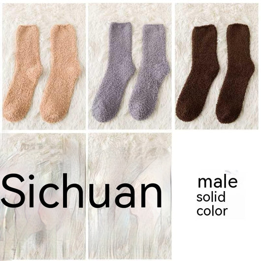 Calcetines Térmicos Felpa de Coral para Hombre - Calidez Esponjosa Invierno - Image 9