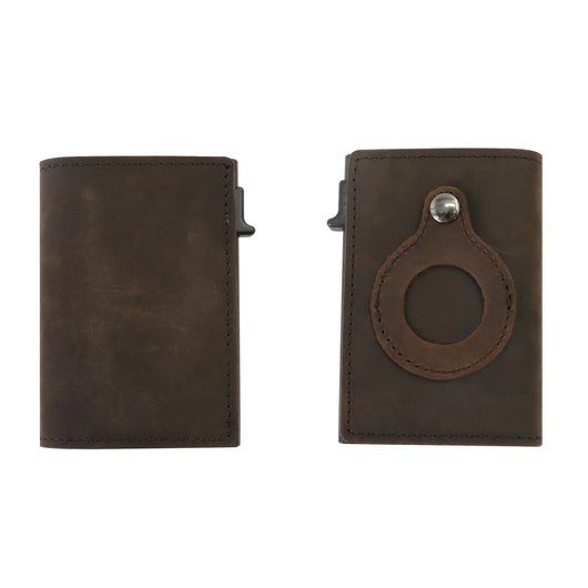 Cartera de Tarjetas de Cuero Automática Anti Pérdida - Image 10