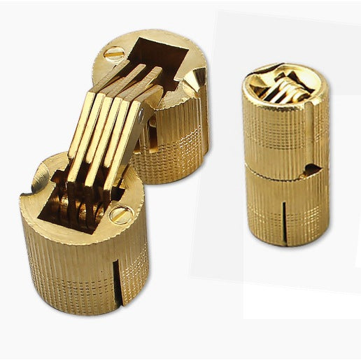Bisagra Oculta Plegable 180° de Cobre para Cajas y Muebles - Image 2