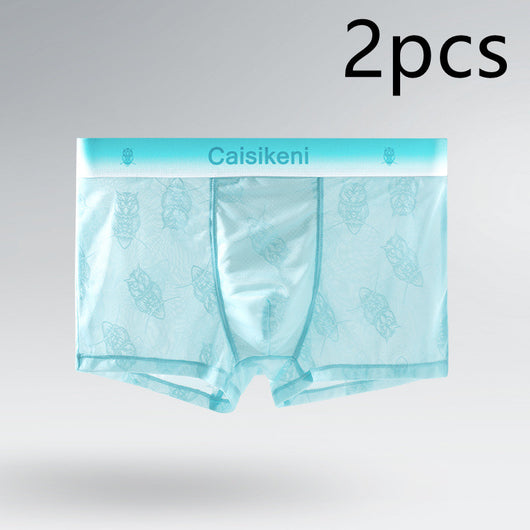 Bóxers Ultradelgados de Malla Transpirable Ice Silk Verano - Image 18