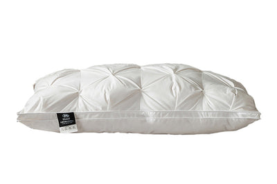 Juego de Almohadas de Plumas de Ganso Blanco con Protectores de Cuello - Image 43