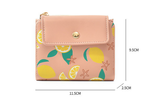 Billetera Compacta de Tres Compartimentos con Monedero para Mujer - Image 11