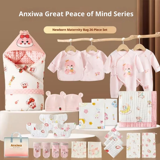 Bolsa de Maternidad con Set Completo de Toalla de Baño y Ropa para Recién Nacido - Image 3