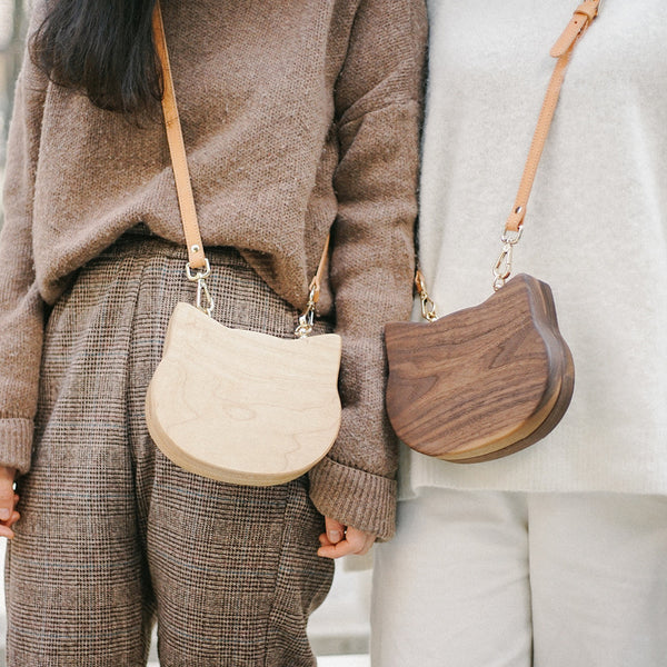 Bolso Bandolera de Madera Personalizado Trendy Log Creative