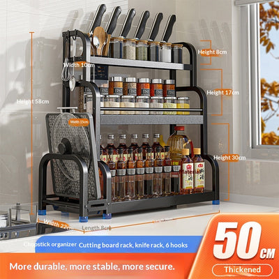 Estantería de Almacenamiento para Cocina - Organizador de Piso - Image 9