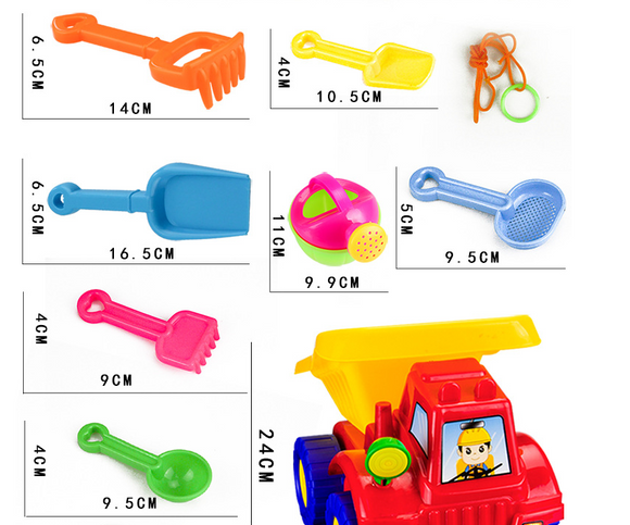 Juego de Cubetas y Accesorios para Playa