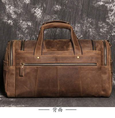 Bolsa de Viaje Cuero Crazy Horse Auténtico - Image 15