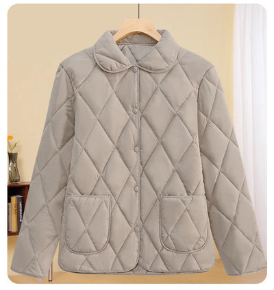 Chaqueta Acolchada Suelta de Algodón para Mujer - Diseño Ligero y Moderno - Image 18