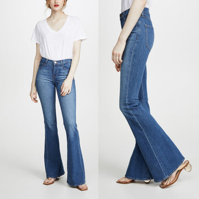 Pantalones Vaqueros Acampanados Talle Alto Elásticos Efecto Adelgazante - Image 3