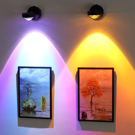 Lámpara de Pared Recargable Atardecer Rojo - Instalación sin Herramientas para Dormitorio - Image 15
