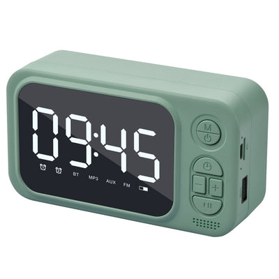 Reloj Despertador Parlante Bluetooth Portátil con Radio FM - Image 4