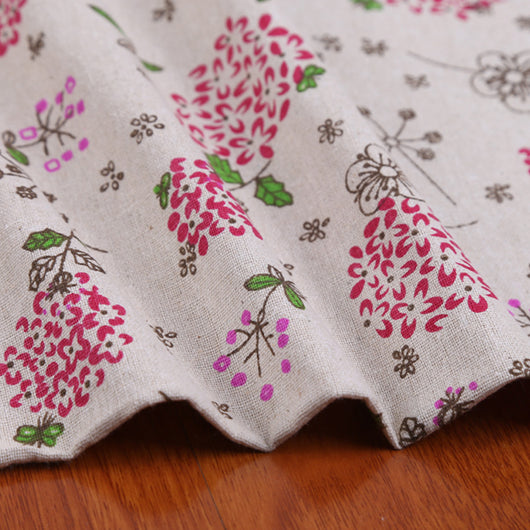 Tela Estampada de Kapok, Algodón y Cáñamo Blendado - Image 9