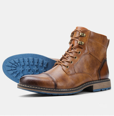 Botas de Cuero para Hombre Talla Grande - Estilo Clásico - Image 11