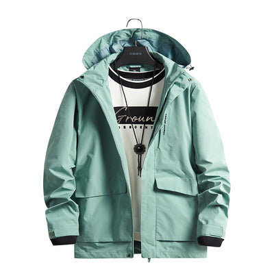Chaqueta Deportiva Oversized con Capucha Desmontable para Hombre - Image 3