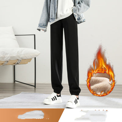 Pantalón Holgado de Terciopelo para Mujer Talla Plus - Image 7