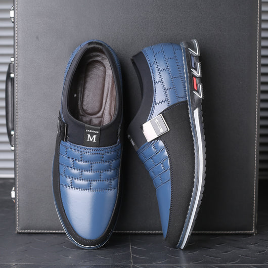 Zapatos de cuero casual transpirables para hombre - Image 12